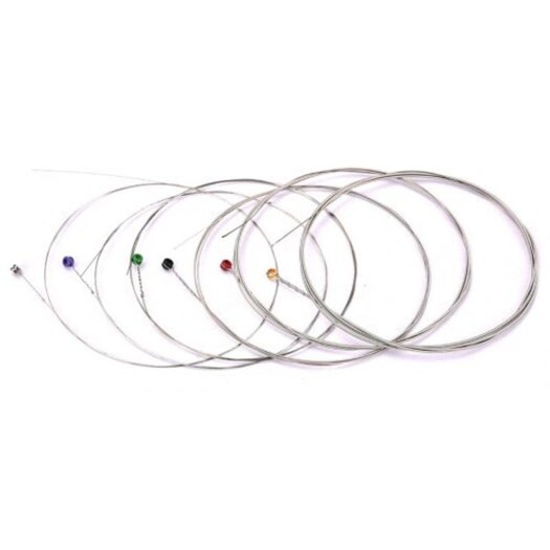 Carbon Steel Guitar Strings Electric 6Pcs Silver