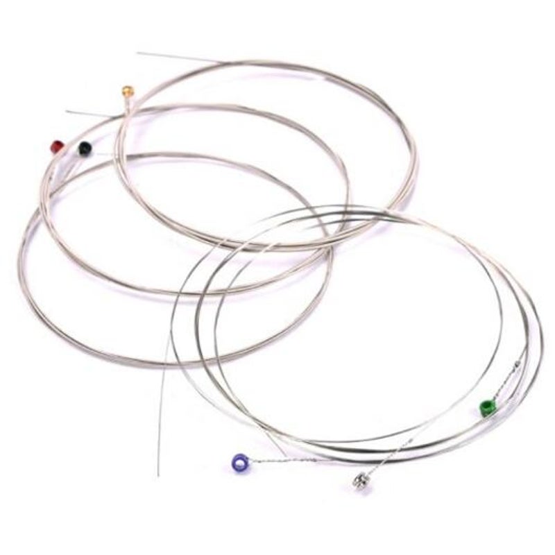 Carbon Steel Guitar Strings Electric 6Pcs Silver