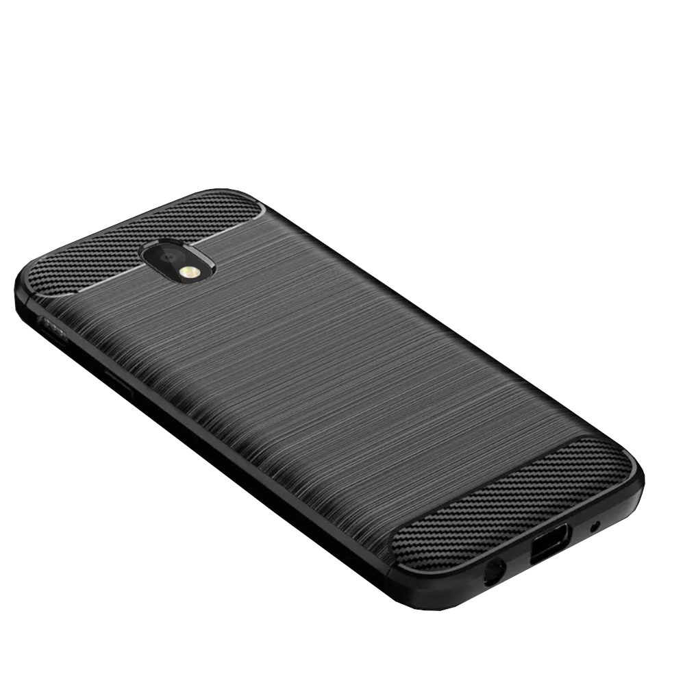 Carbon Fiber Soft Silicone Tpu Shockproof Case For Samsung Galaxy J5 Pro / 2017 J530