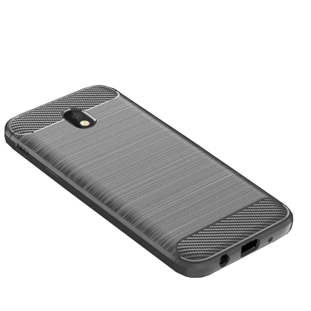 Carbon Fiber Soft Silicone Tpu Shockproof Case For Samsung Galaxy J5 Pro / 2017 J530