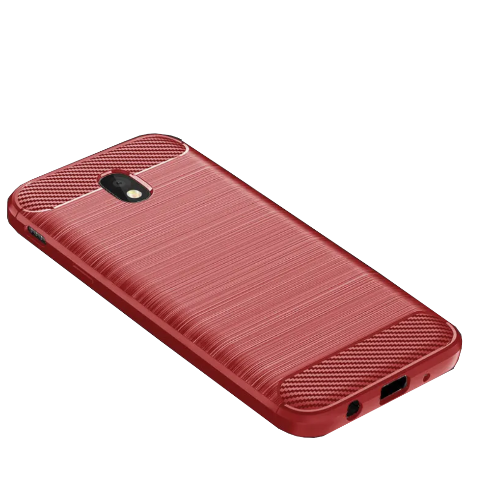 Carbon Fiber Soft Silicone Tpu Shockproof Case For Samsung Galaxy J5 Pro / 2017 J530