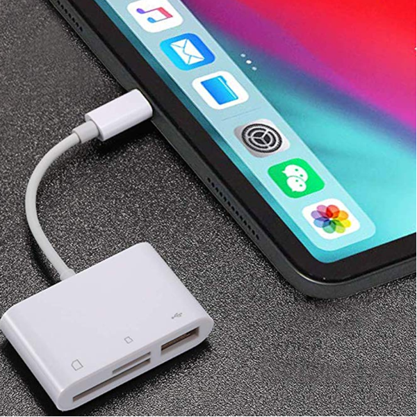 Card Readers Usb Sd Type To Camera Memory Tf Micro 3 In 1 Adapter Compatible With Macbook Pro Air / Ipad 2018 Samsung Ga