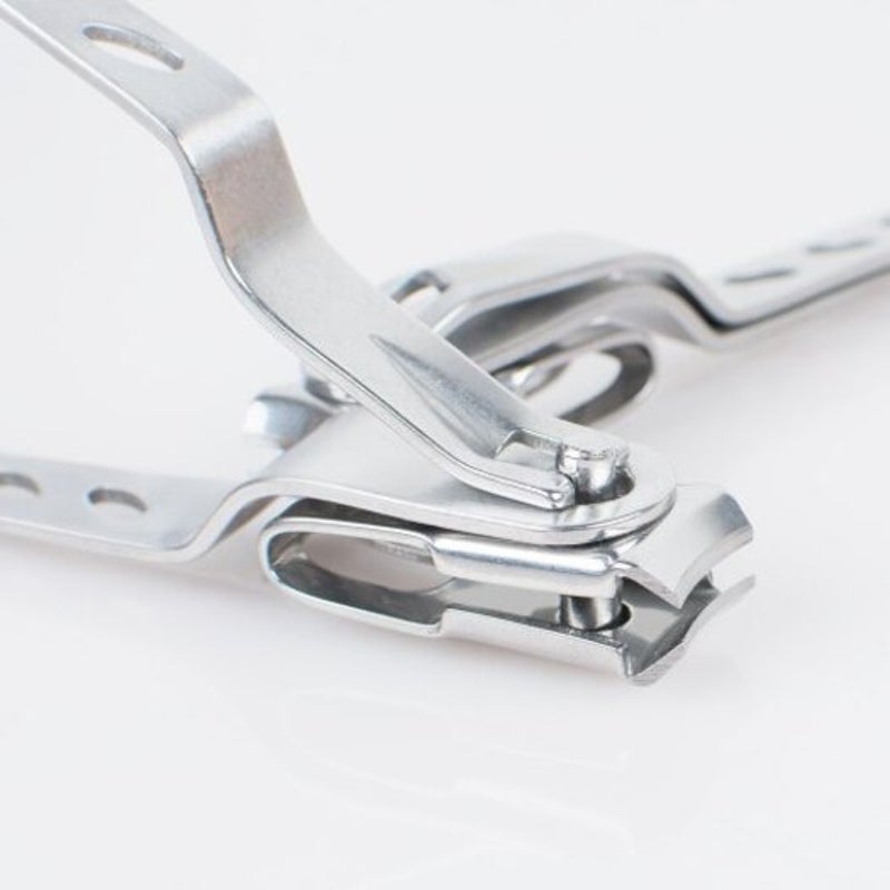 2Pcs Nail Clippers Set Thick Finger Toe Cutter Trimming Tool Stainless Steel Art