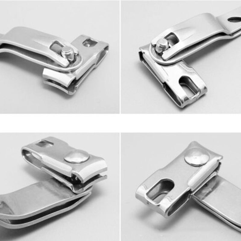 2Pcs Nail Clippers Set Thick Finger Toe Cutter Trimming Tool Stainless Steel Art