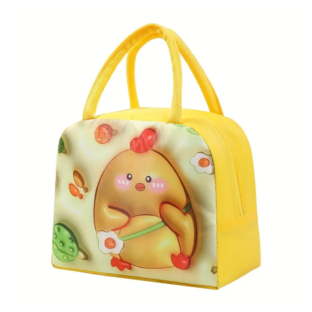 Cartoon Cooler Portable Insulated Oxford Cloth Thermal Food Picnic Lunch Bag