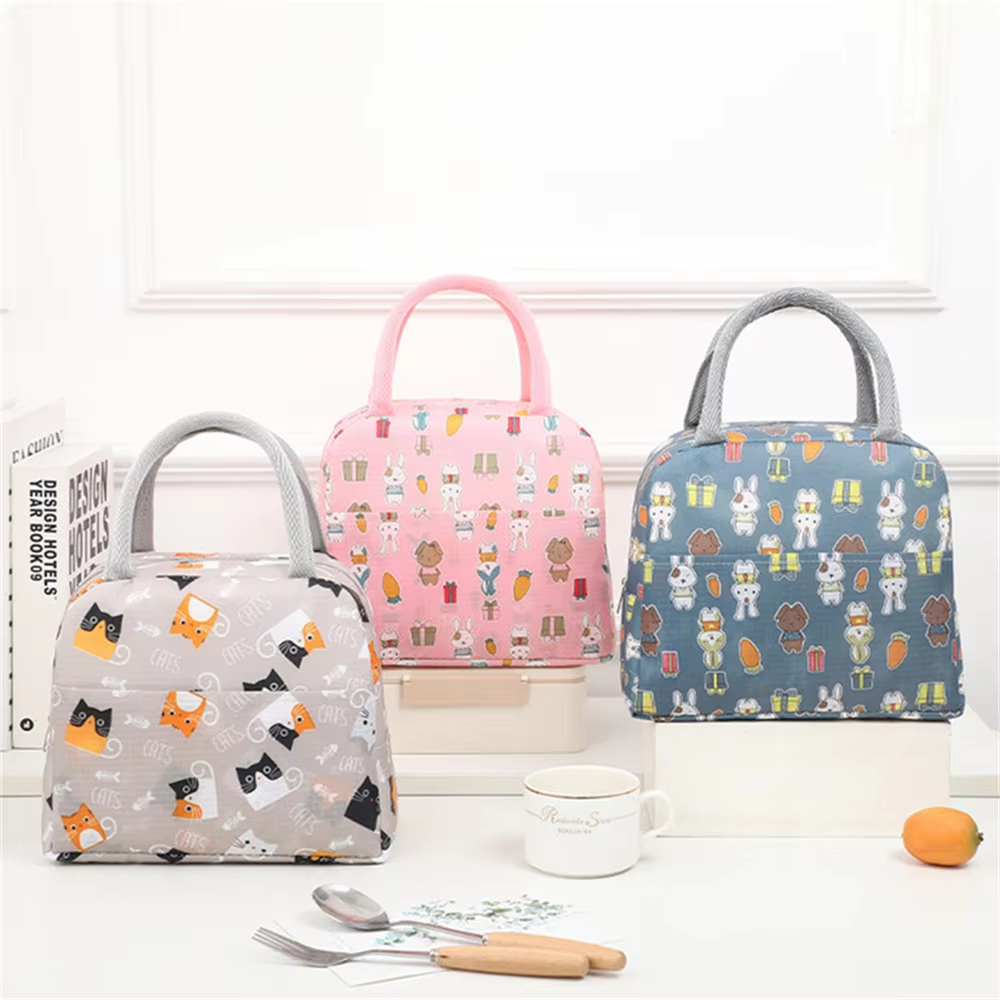 Cartoon Cooler Portable Insulated Oxford Cloth Thermal Food Picnic Lunch Bag