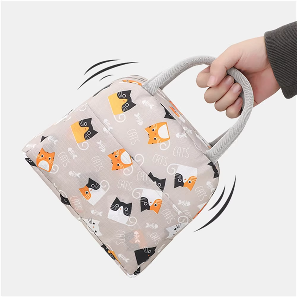 Cartoon Cooler Portable Insulated Oxford Cloth Thermal Food Picnic Lunch Bag