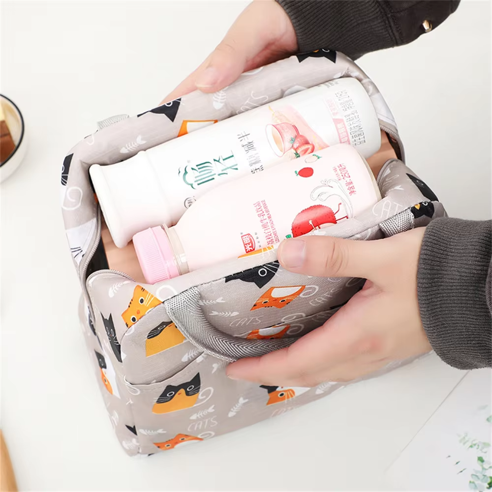 Cartoon Cooler Portable Insulated Oxford Cloth Thermal Food Picnic Lunch Bag