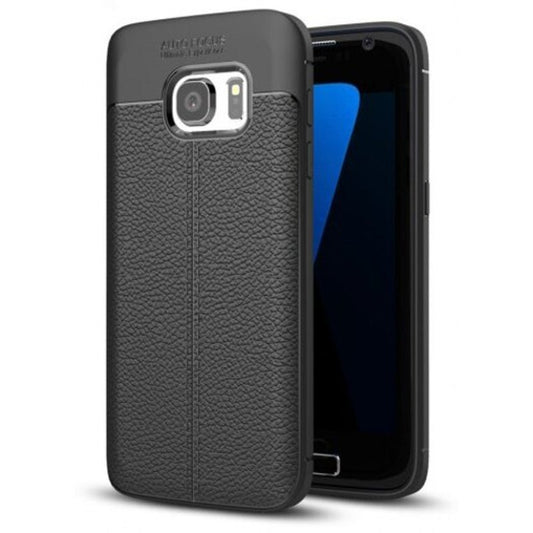Case For Samsung Galaxy S7 Shockproof Back Cover Solid Color Soft Tpu Black