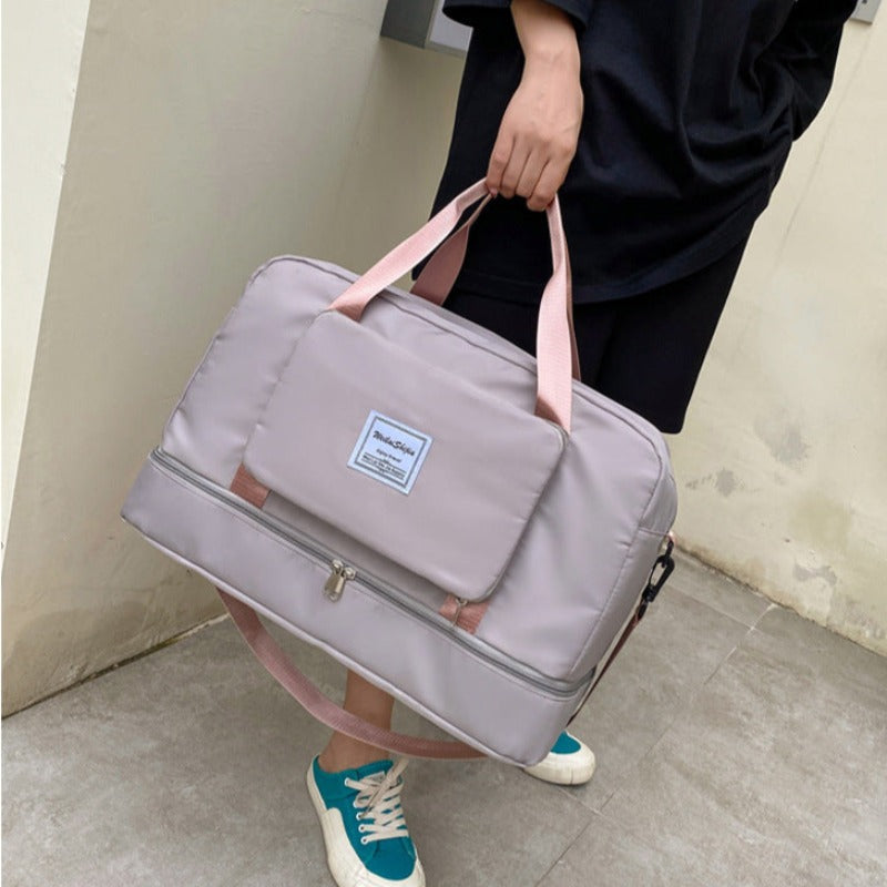 Foldable Travel Duffel Bags Sports Gym Tote Women