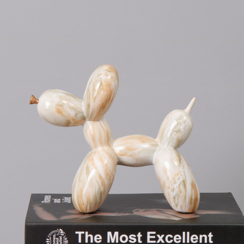 Fluid Balloon Dog Resin Ornaments Creative Living Room Home Artifact Desktop Decoration