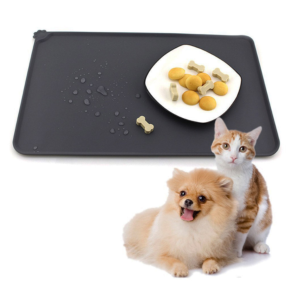 Waterproof Silicone Pet Feeding Mat For Dogs Cats