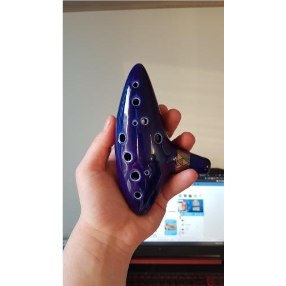 Ceramic Ocarina 12 Hole Kiln Fired Chinese Musical Instruments Beginners