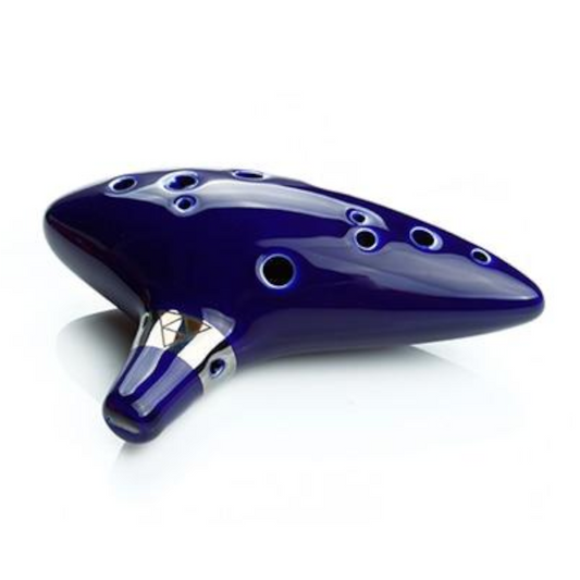 Ceramic Ocarina 12 Hole Kiln Fired Chinese Musical Instruments Beginners
