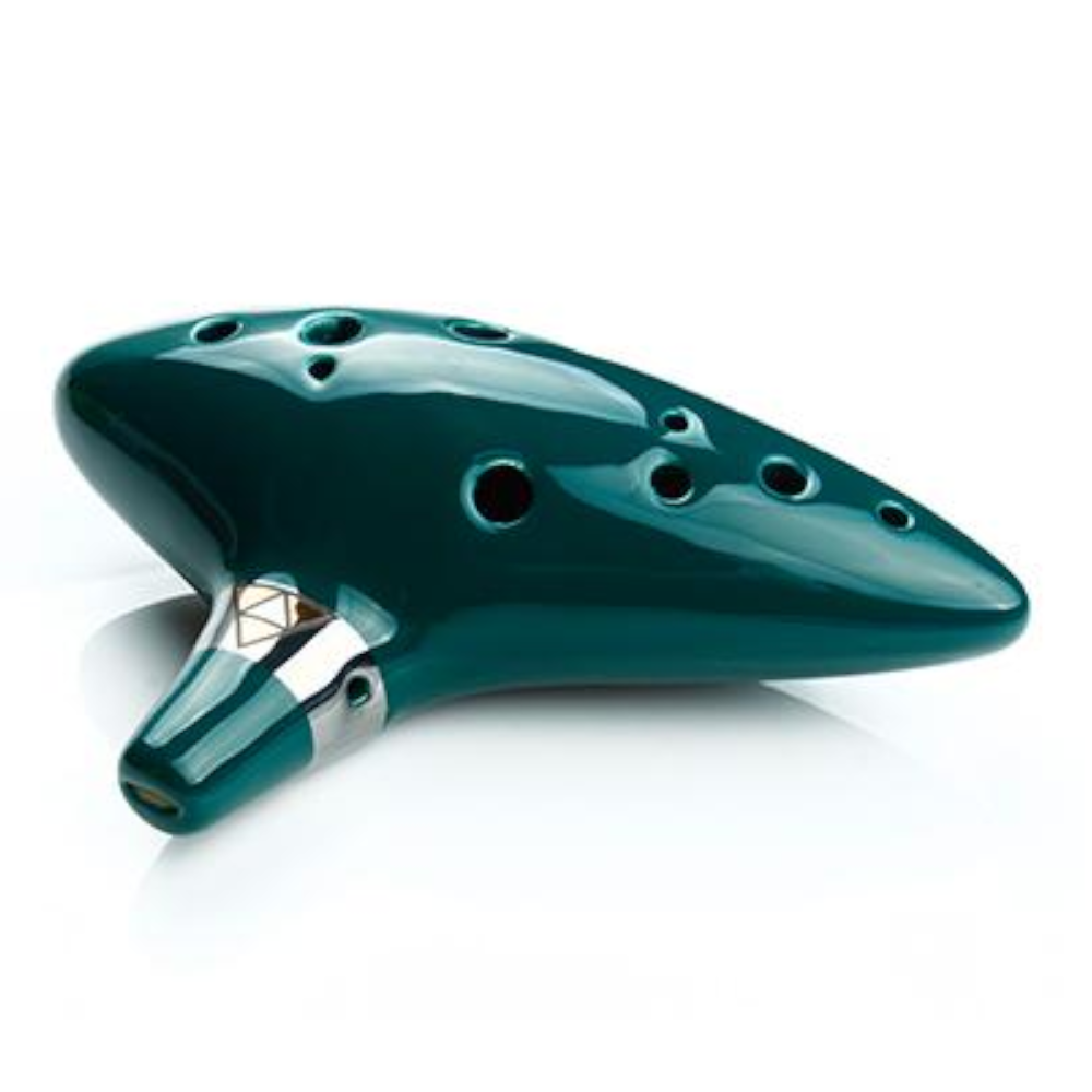 Ceramic Ocarina 12 Hole Kiln Fired Chinese Musical Instruments Beginners