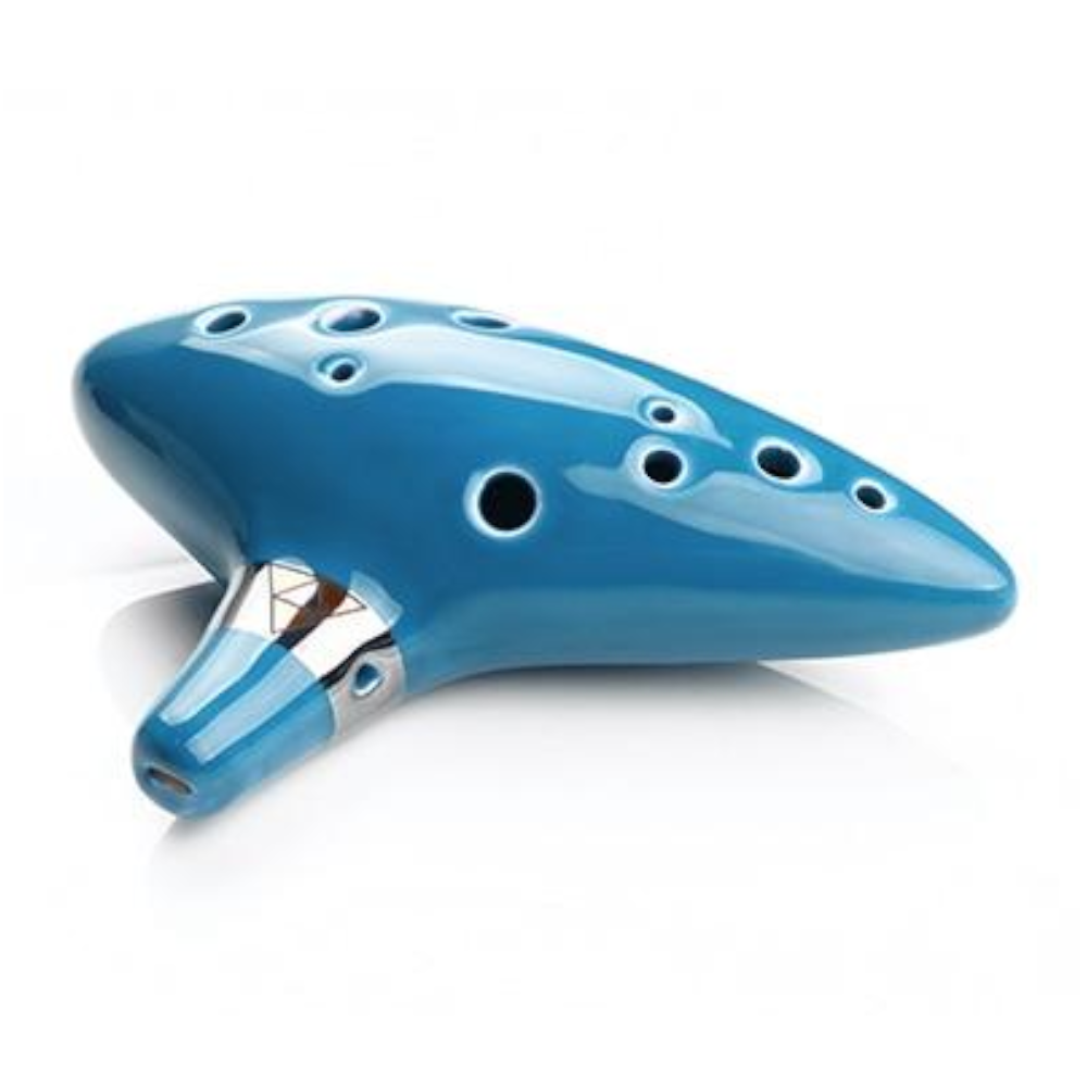 Ceramic Ocarina 12 Hole Kiln Fired Chinese Musical Instruments Beginners