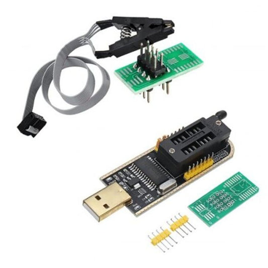 Ch341a 24 25 Series Eeprom Flash Bios Usb Programmer Module Soic8 Clip On Board Multi
