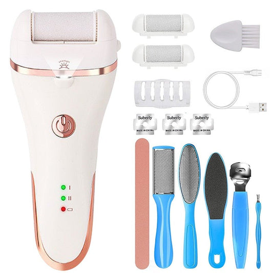 Electric Foot File For Heels Grinding Pedicure Tools Professional Care Dead Hard Skin Callus Remover Kit