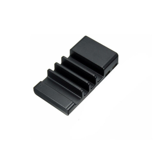 Universal 4 Port Usb Charging Bracket Base For Mobile Phones Black