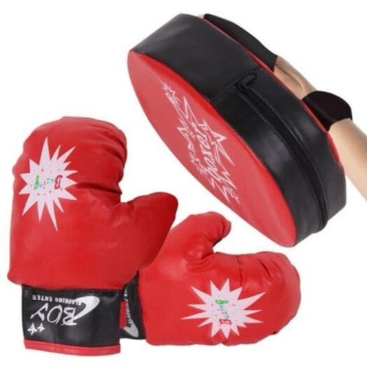Children Boxing Gloves Punch Mitt Fitness Exercise Toy