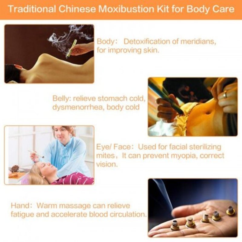 Chinese Traditional Moxibustion Massage Rod For Facial Sterilization Mites