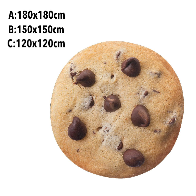 Choc Chip Cookie Flannel Blanket