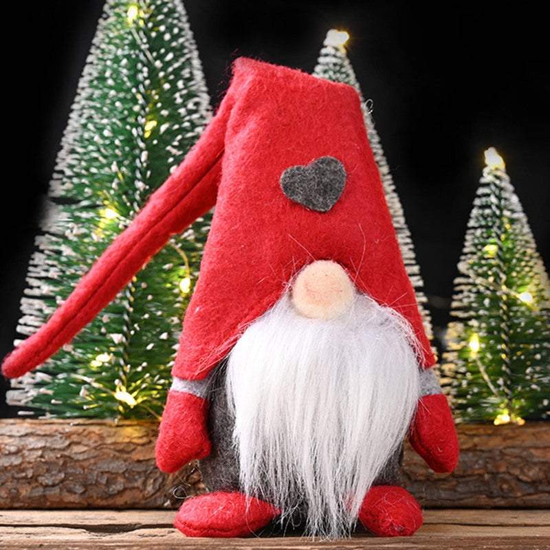 Christmas Decorations Faceless Doll Ornament Male Female