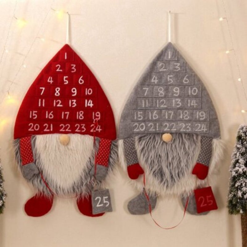 Christmas Forester Man Calendar Home Decoration Red