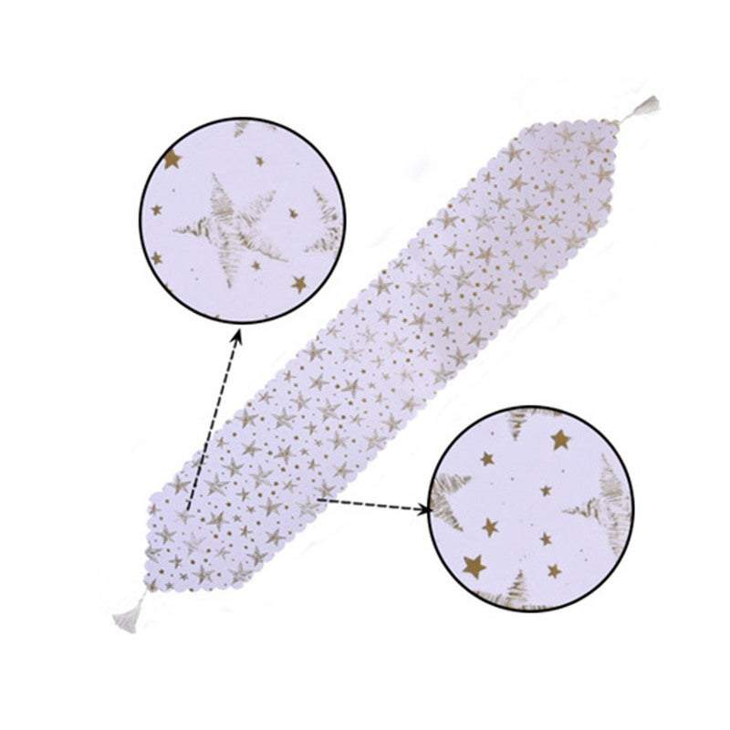 Tablecloths Trees Or Stars Christmas Runner Home Decor