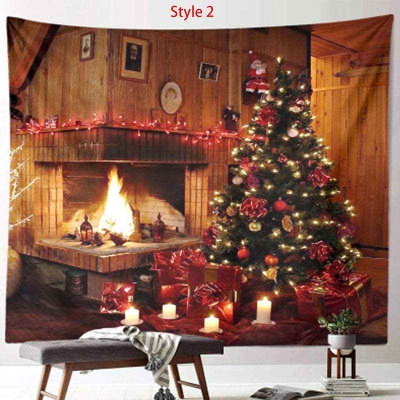 Wall Hangings Tapestries Christmas Tapestry Party Decoration Festive