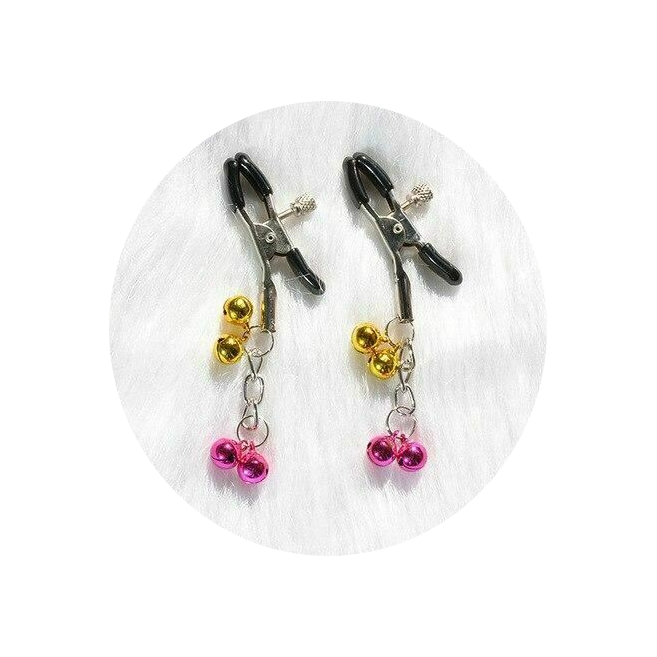 Christmas Bells Nipple Clamps Breast Clips Bdsm Bondage Restraints