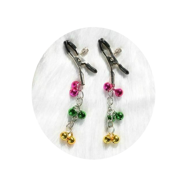 Christmas Bells Nipple Clamps Breast Clips Bdsm Bondage Restraints