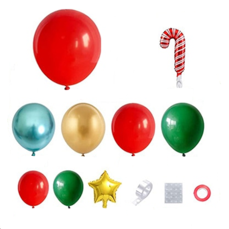 Christmas Garland Arch Tree Balloons Set Party Decorations