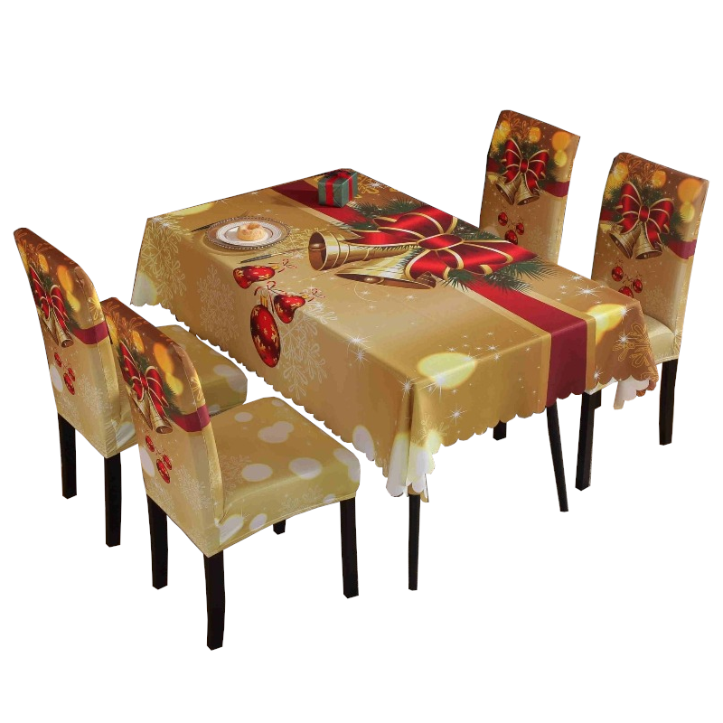 Christmas Tablecloths Chair Covers Party Decorations