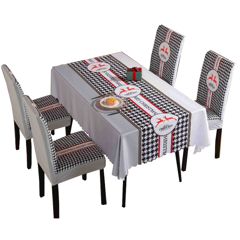 Christmas Tablecloths Chair Covers Party Decorations