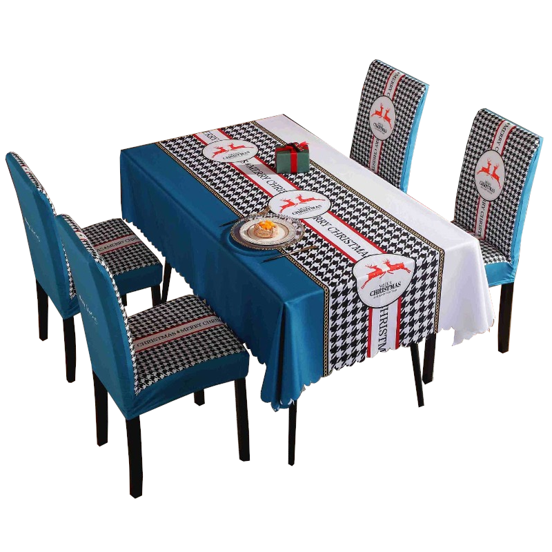 Christmas Tablecloths Chair Covers Party Decorations