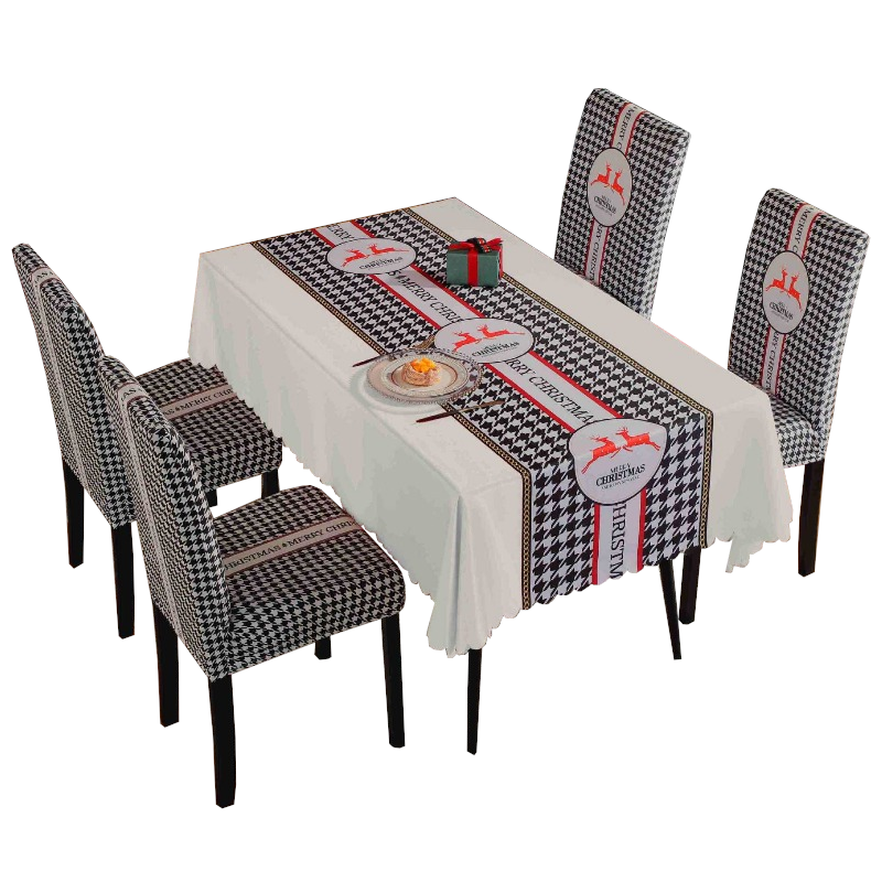 Christmas Tablecloths Chair Covers Party Decorations