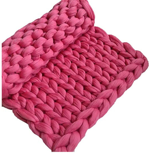 Super Warm Chunky Weave Knitted Blanket