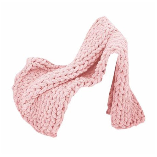 Super Warm Chunky Weave Knitted Blanket
