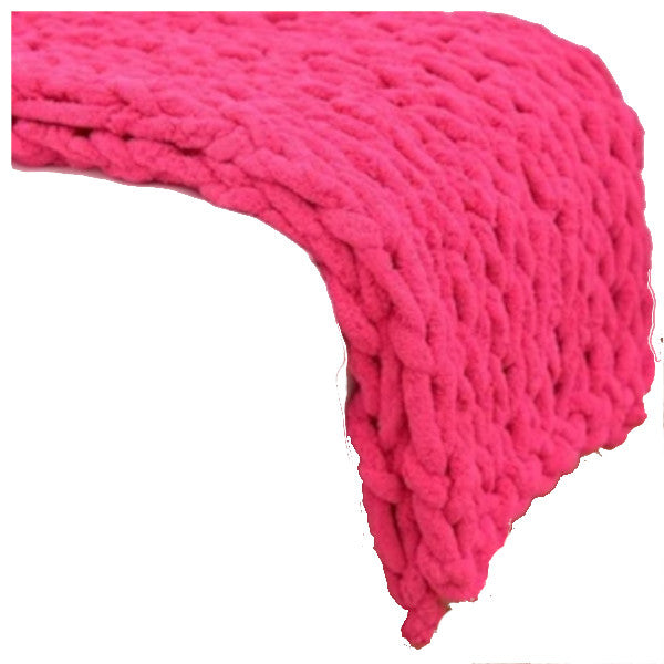 Super Warm Chunky Weave Knitted Blanket