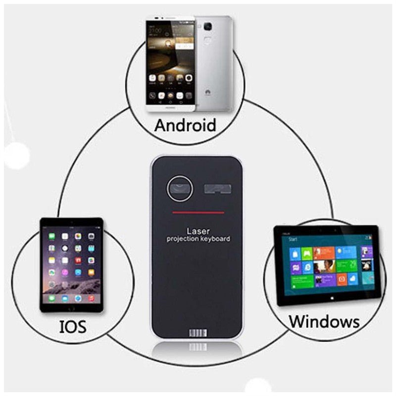Bluetooth Wireless Laser Projection Virtual Keyboard