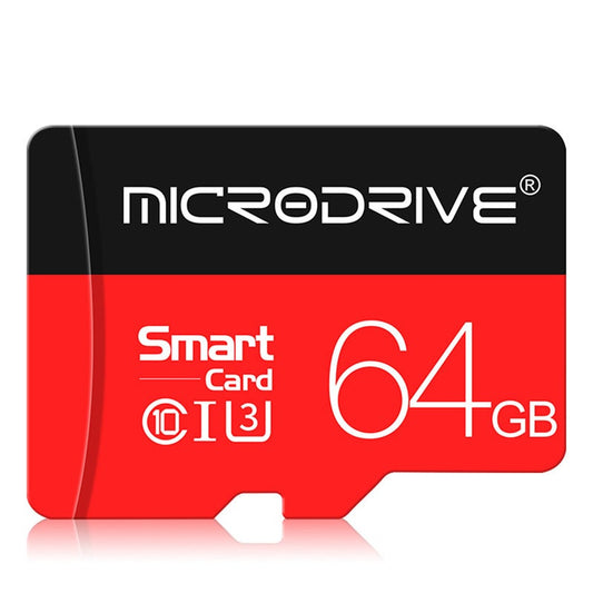 Class 10 Red Micro Sd Card 64Gb Memory Microsd Usb Flash For Smartphone