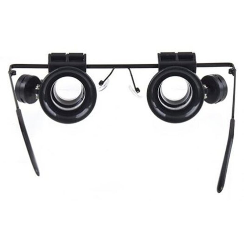 Classic 20 Times High Definition Magnifying Glass Precision Instrument Repair Maintenance Double Glasses Wearing Magnifi