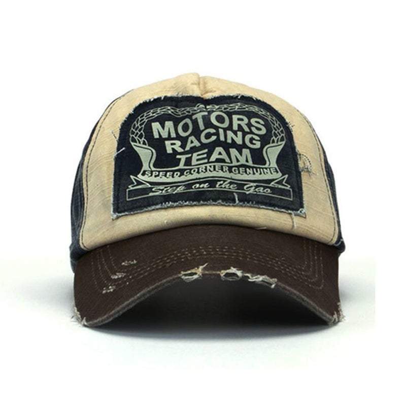 Classic Patchwork Baseball Cap Hat Cotton Strapback