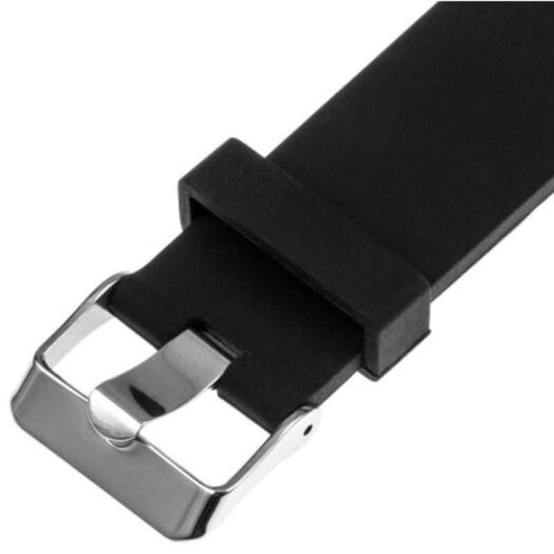 Classic Watch Replacement Soft Silicone Bands Strap For Amazfit Black