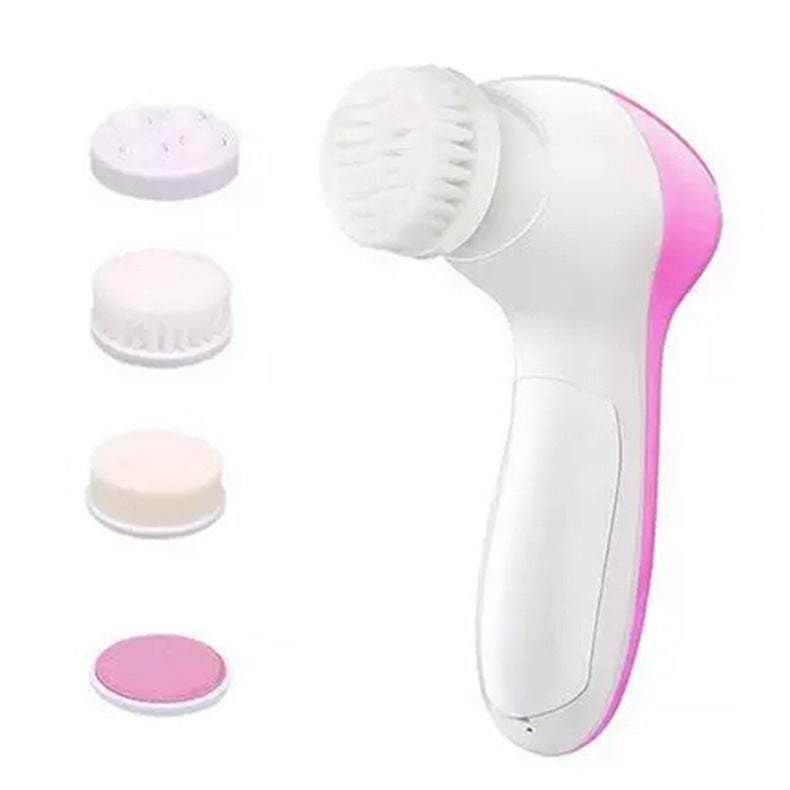 Face Wash Cleansing Brush Rotating 5 Heads Deep Gentle Exfoliation Remove Blackheads Massage
