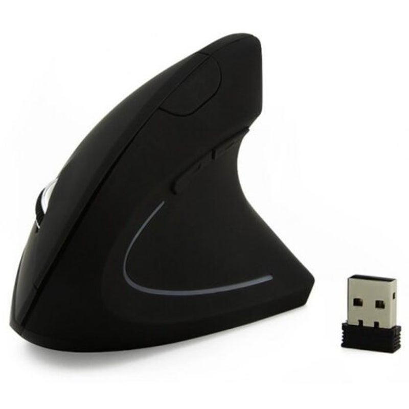 Cm0090c Rechargeable Optical Ergonomic Vertical Wireless Mouse Black