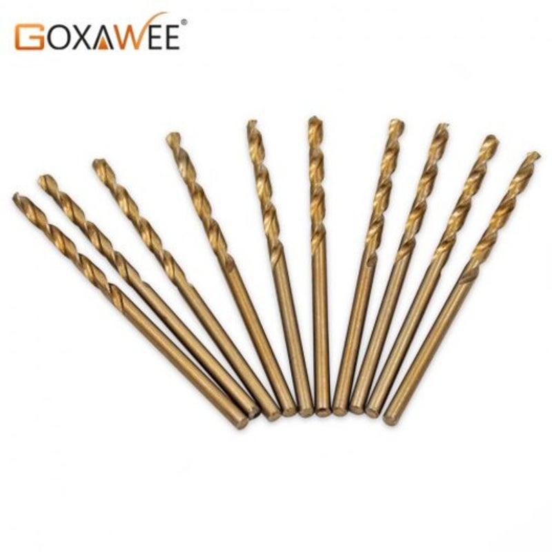 Cobalt Drill Bits For Metal Wood Working M35 Steel Straight Shank 1.0 3.0Mm Twist 3042 1.5X10pcs