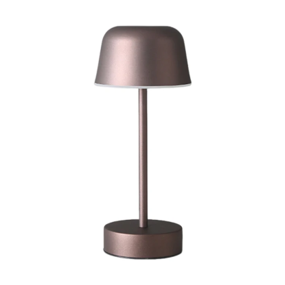 Coffee Modern Minimalist Led Table Lamp Rechargeable Touch Control Desk Light