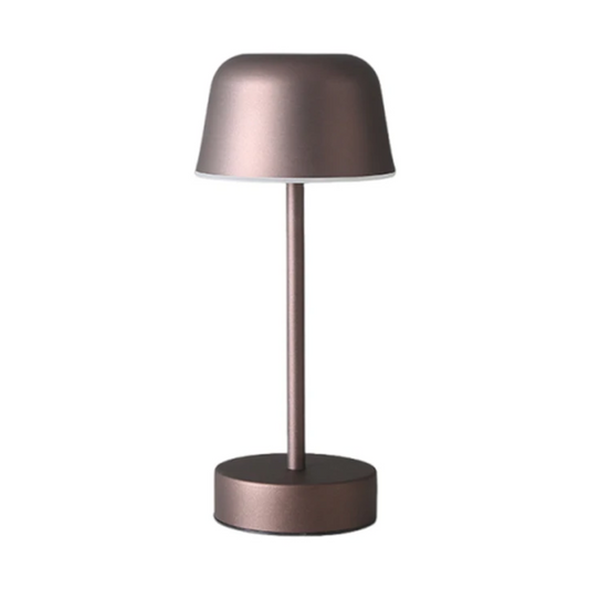 Coffee Modern Minimalist Led Table Lamp Rechargeable Touch Control Desk Light